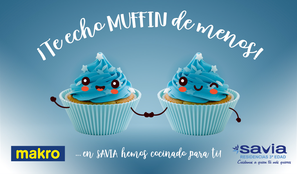 Los residentes de Savia elaboran muffins para regalárselas a sus familiares el 19 de marzo